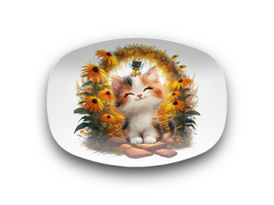 🌻 Smiling Kitten Sunshine Platter (10 x 14)