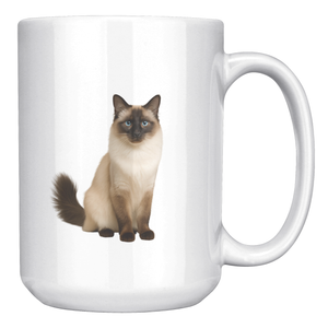 Siamese Mom 15oz White Mug