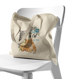 Life is Better with a Cat (or Two) – Tote Bag