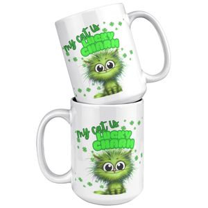 My Cat Is Lucky Charm 15oz White Mug