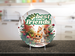 Cat Best Friends 10" Plate