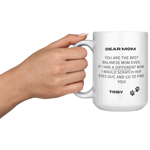 Balinese Mom 15oz White Mug