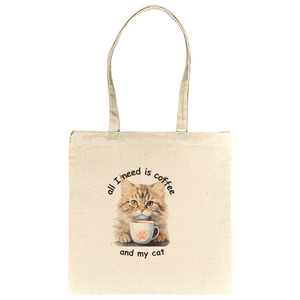 All I Need is Coffee and My Cat – Tote Bag