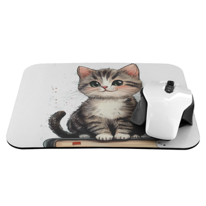 Bookish Kitten Mousepad