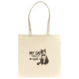My Cat Thinks I’m Cool – Tote Bag