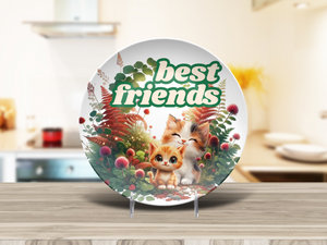 Cat Best Friends 10" Plate