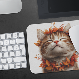 Autumn Cat Bliss Mousepad