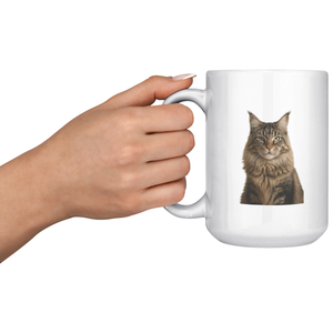 Maine Coon Mom 15oz White Mug