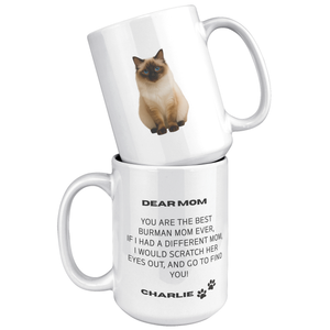 Burman Mom 15oz White Mug