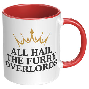 All Hail The Furry Warloads Accent Mug