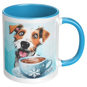 Funny Dog With Coffee Accent Mug