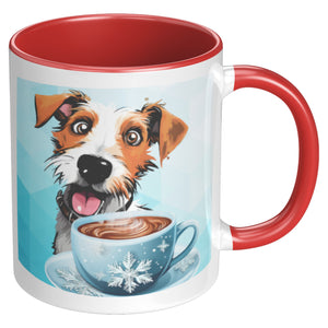 Funny Dog With Coffee Accent Mug