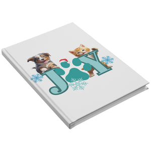 Joy Kitty Puppy Hardcover Journal