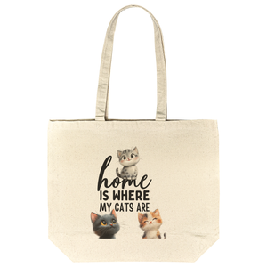 Home Is Where My Cats Are Tote Bag