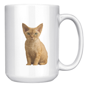 Devon Rex Mom 15oz White Mug