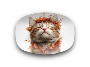 Autumn Cat Bliss 10 x 14 Platter