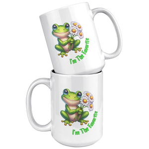 I'm The Favorite 15oz White Mug