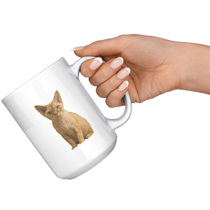 Devon Rex Mom 15oz White Mug