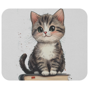 Bookish Kitten Mousepad