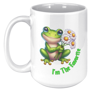 I'm The Favorite 15oz White Mug