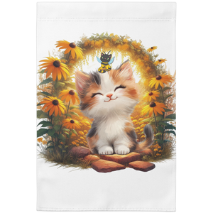 ๐ผ Sunshine & Smiles Garden Flag (No Stand)