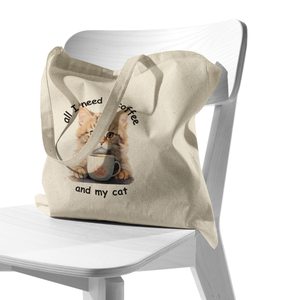All I Need is Coffee and My Cat – Tote Bag