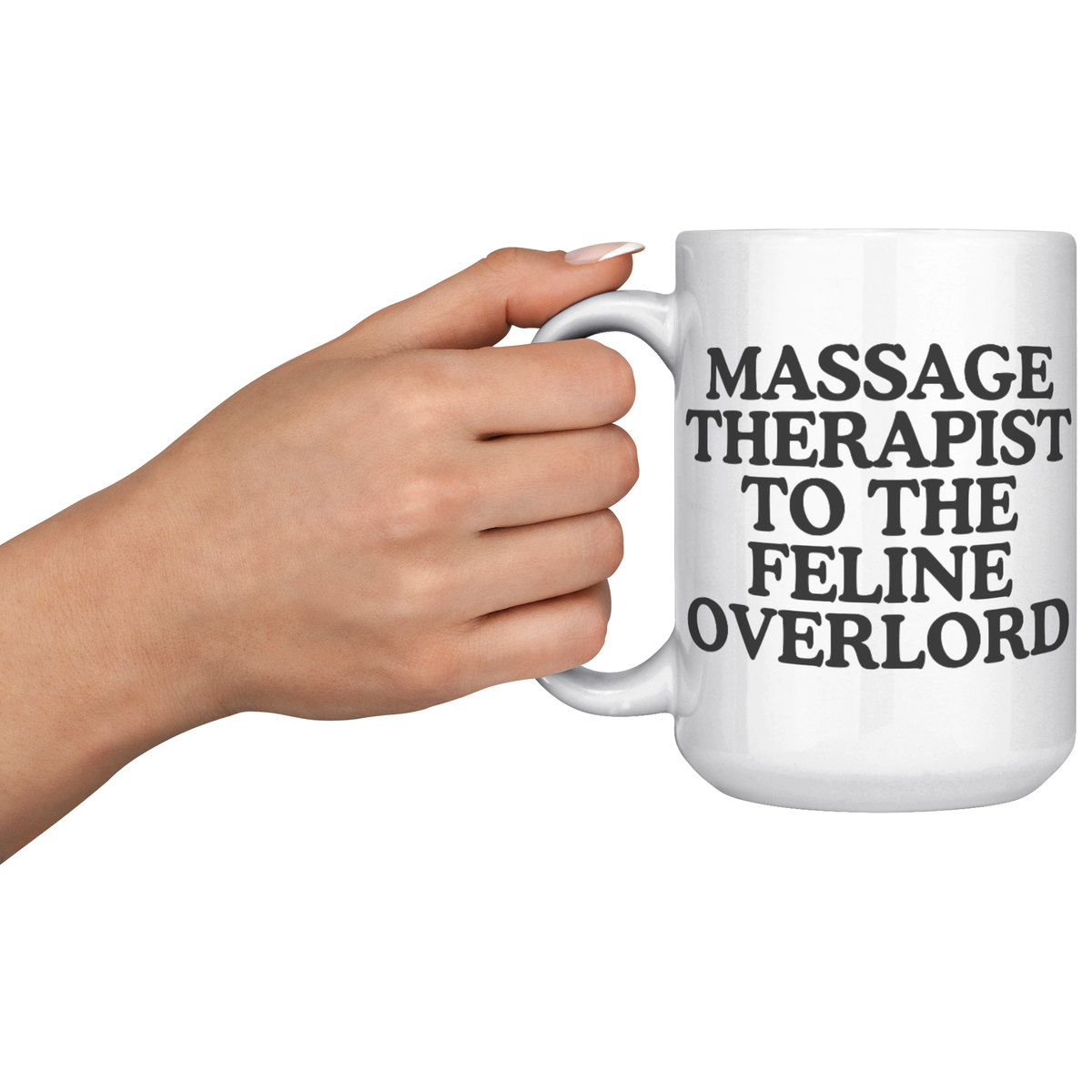 Healing Hands Massage Therapist White Mug