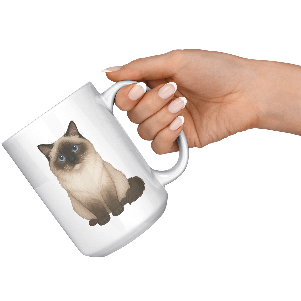 Ragdoll Mom 15oz White Mug