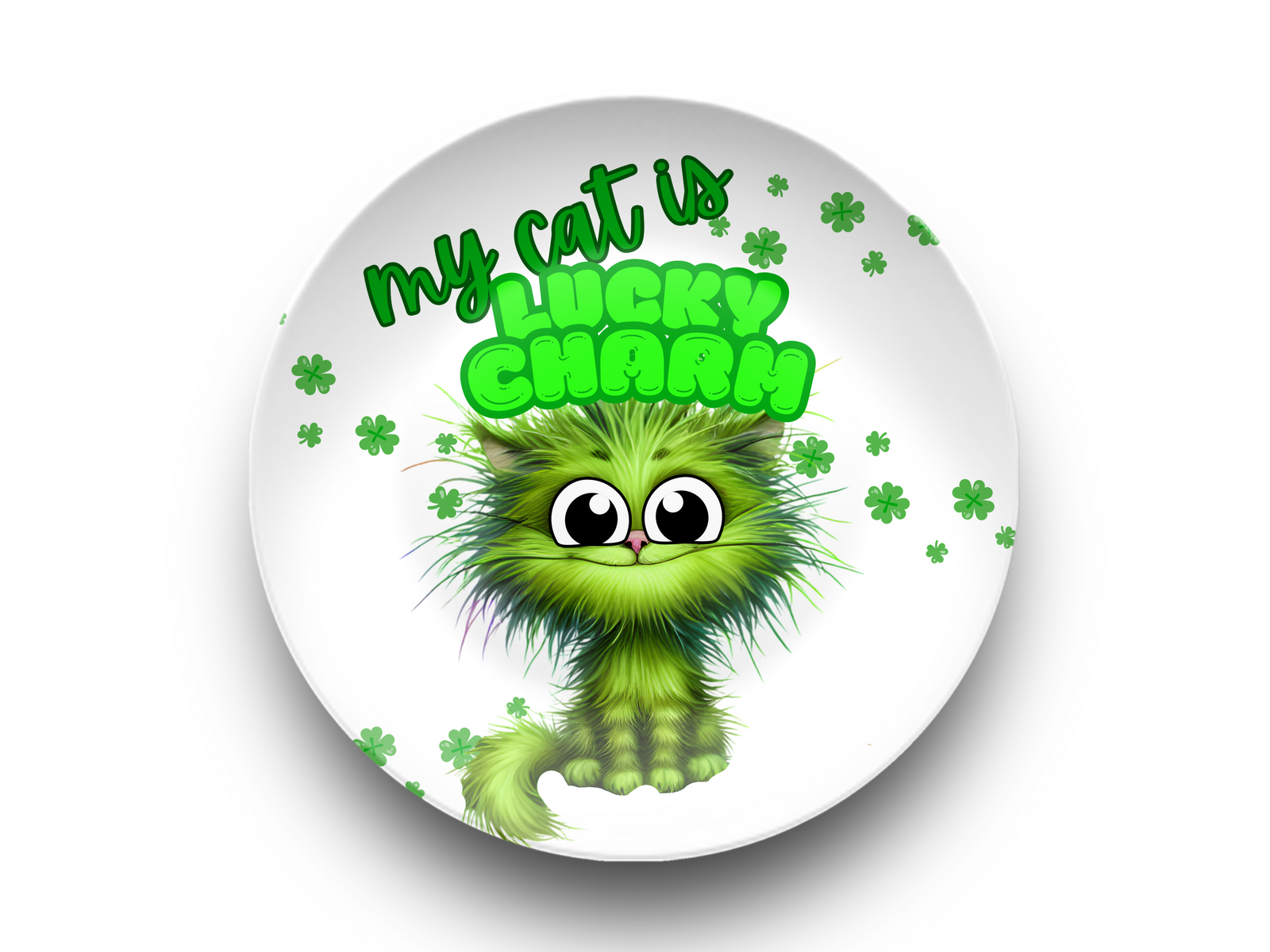 My Cat Is Lucky Charm 10" Plate