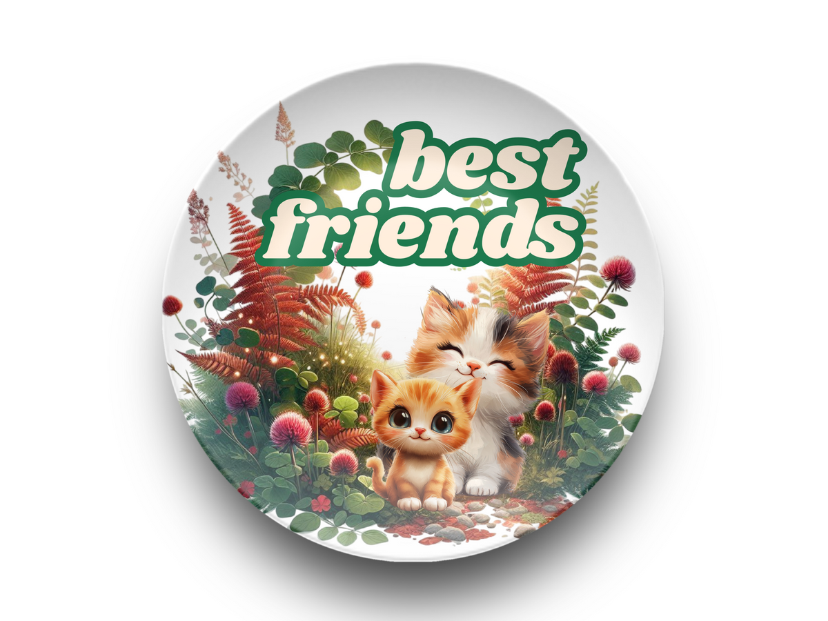 Cat Best Friends 10" Plate