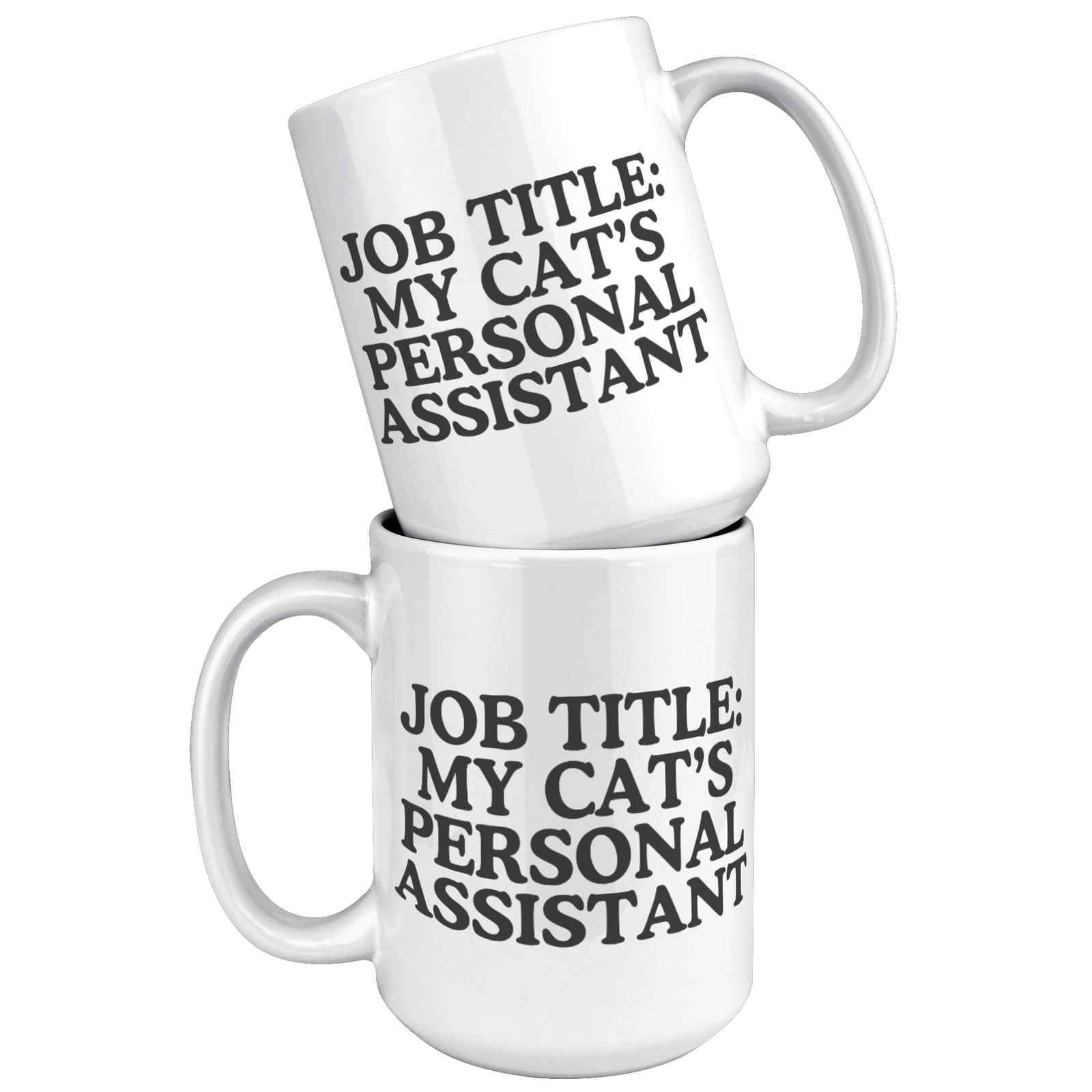 Job Title: My Cats Personal Assistant15oz White Mug