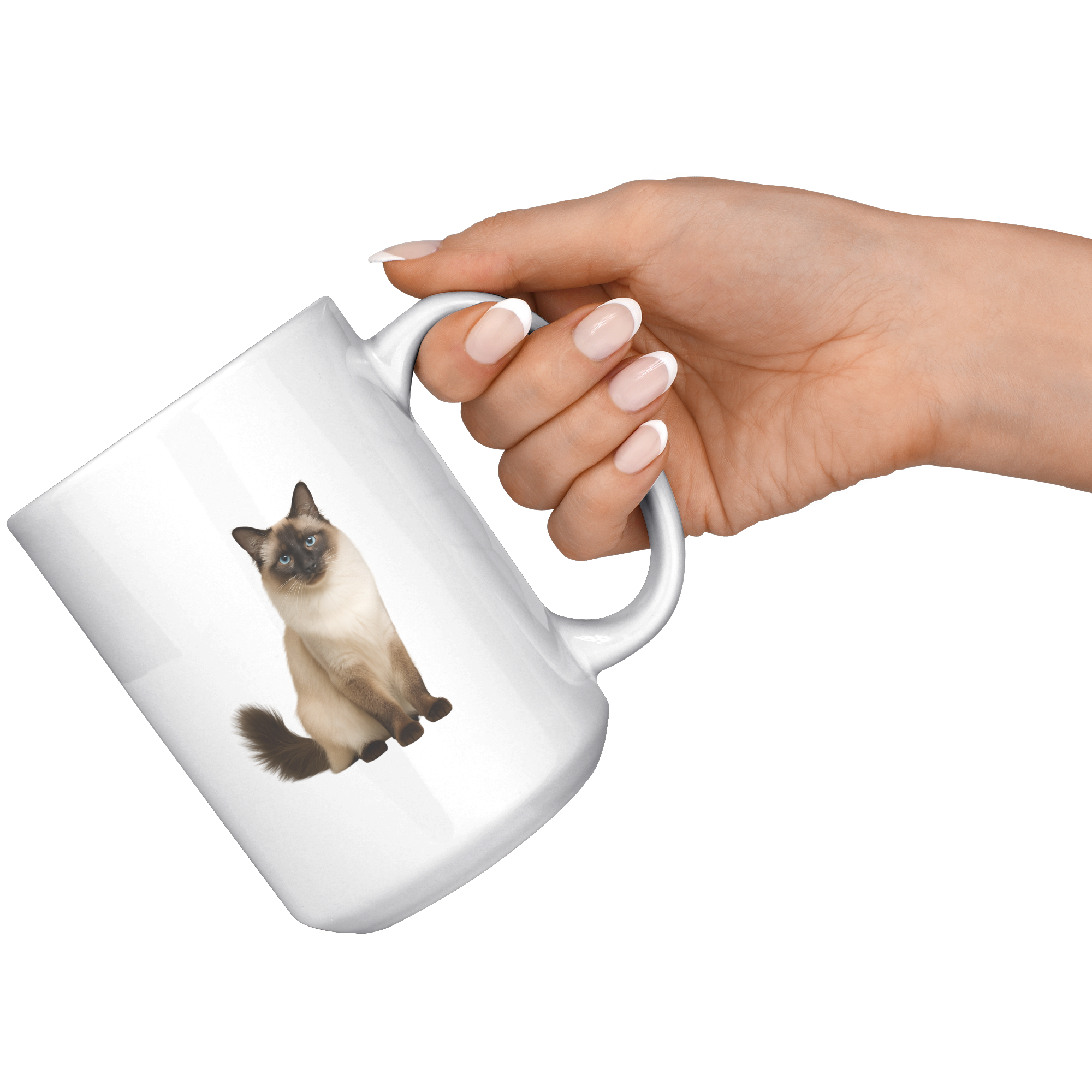 Siamese Mom 15oz White Mug