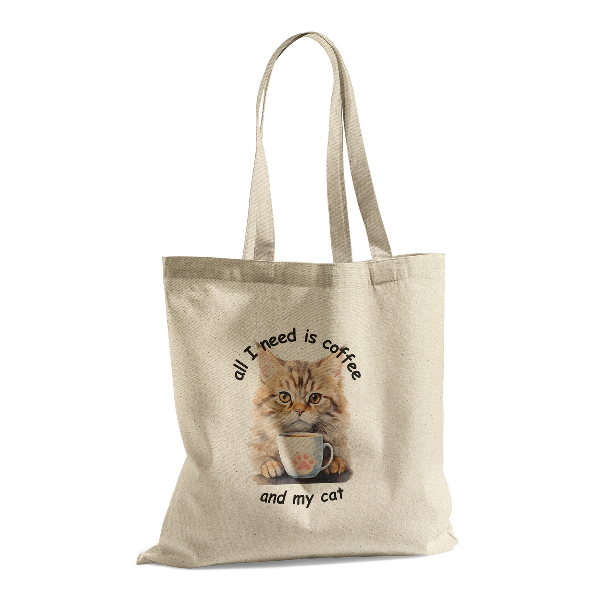All I Need is Coffee and My Cat – Tote Bag