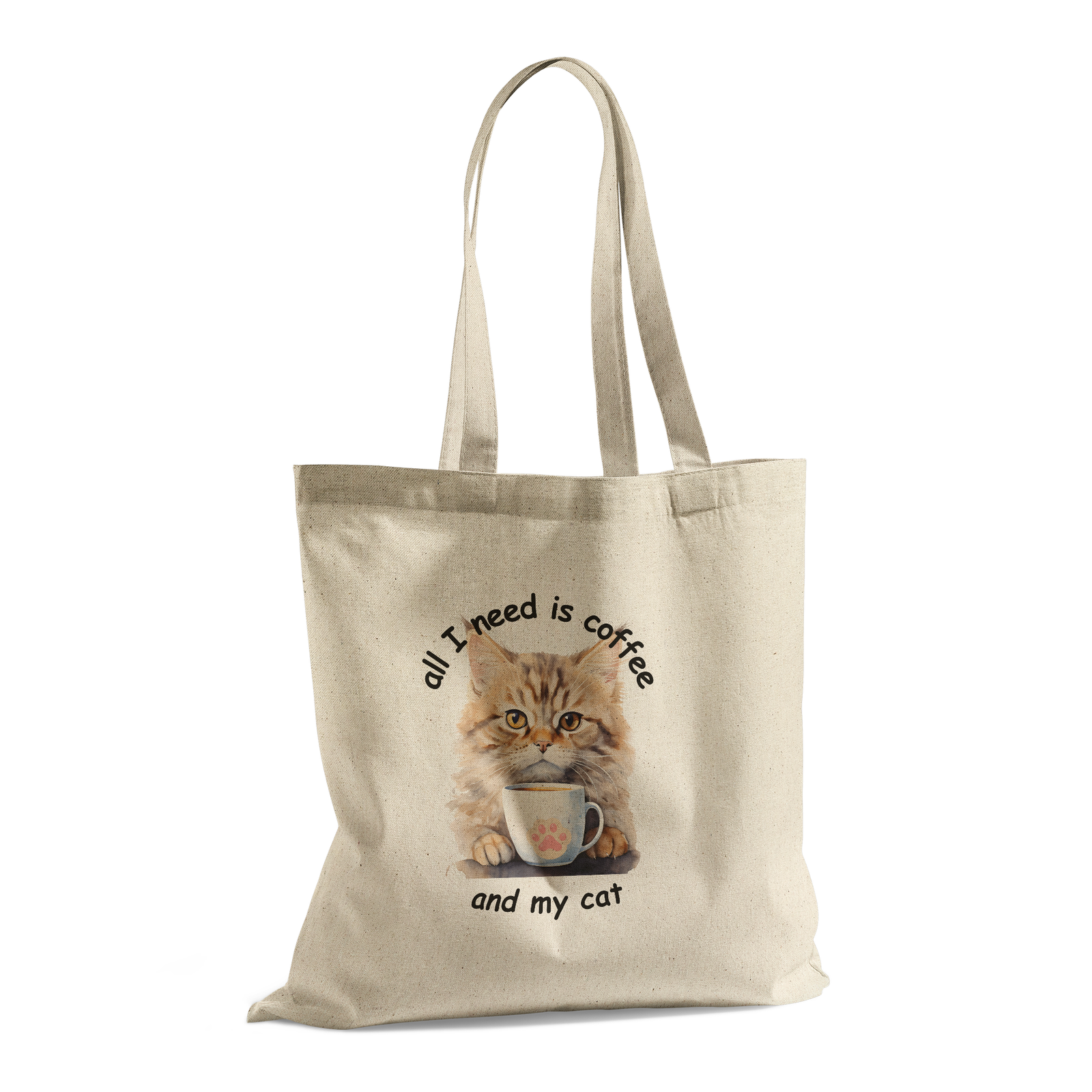All I Need is Coffee and My Cat – Tote Bag