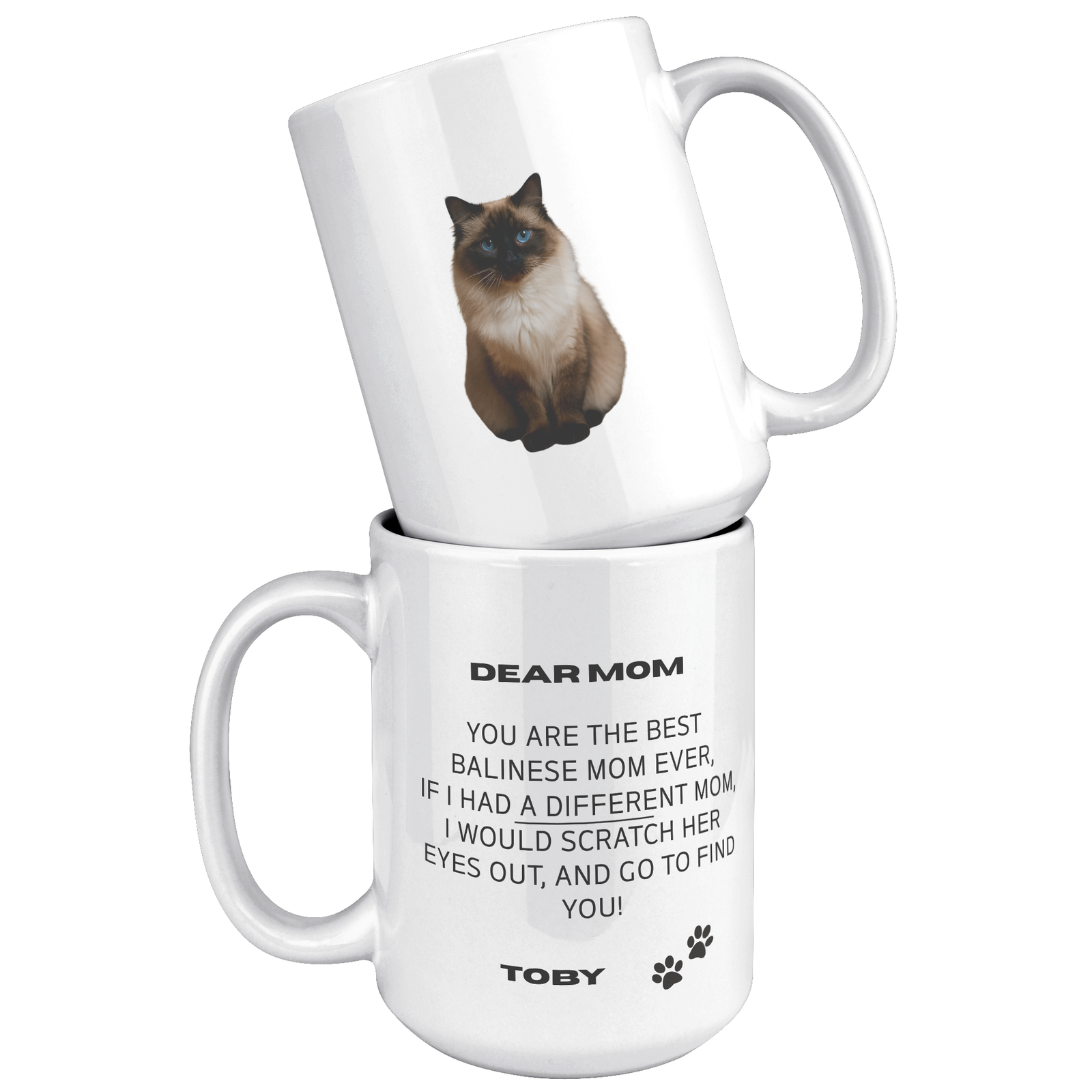 Balinese Mom 15oz White Mug