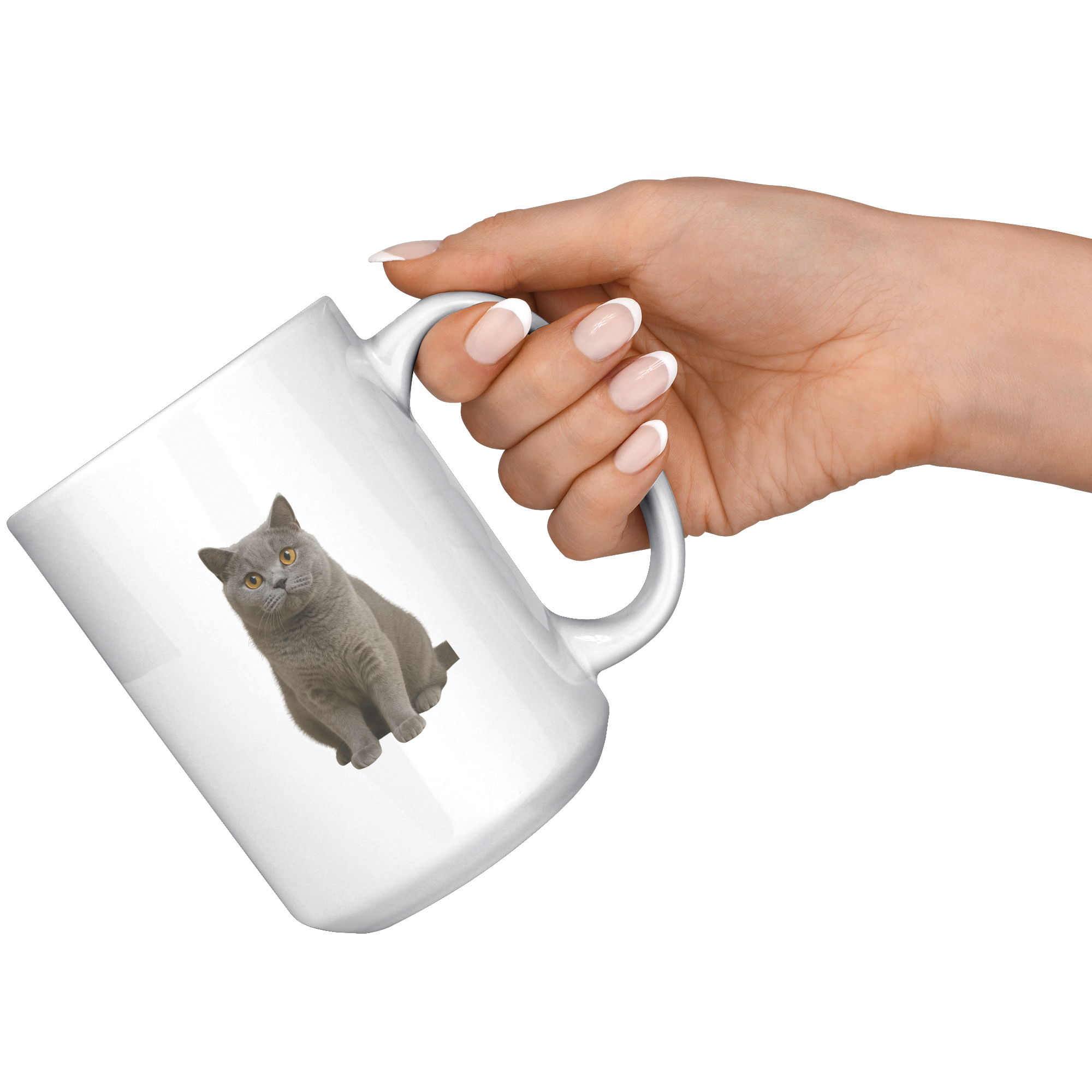 British Shorthair Mom 15oz White Mug