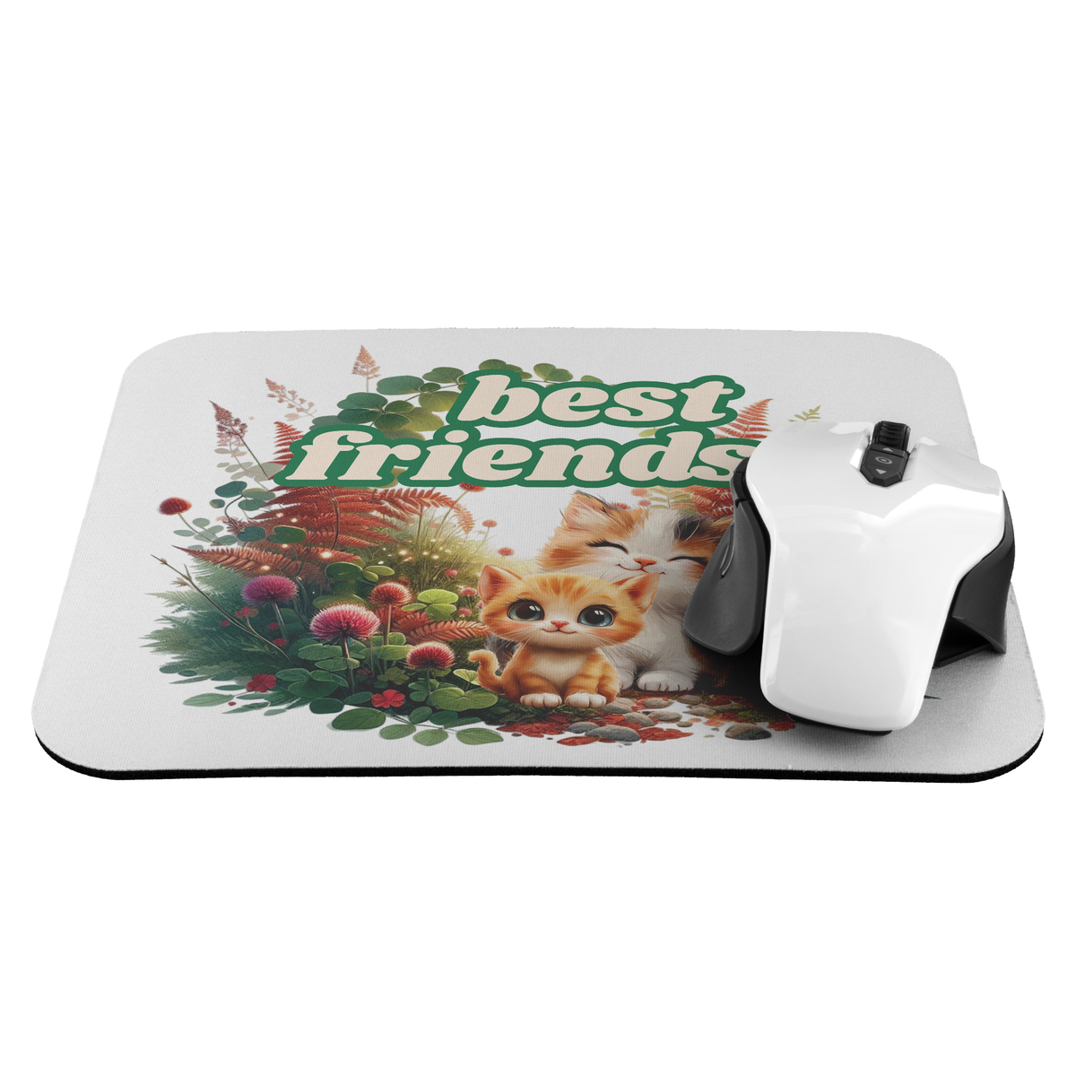 Cat Best Friends 9x7 Mousepad