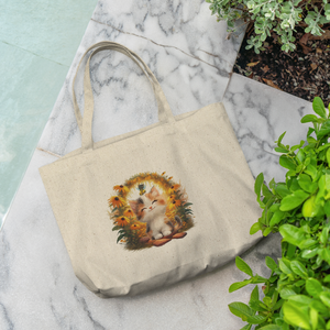 🌞 Smiling Kitten Sunshine Tote