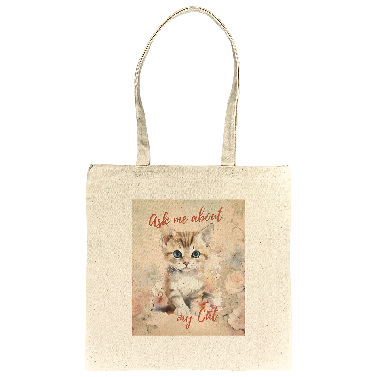 Ask Me About My Cat – Tote Bag