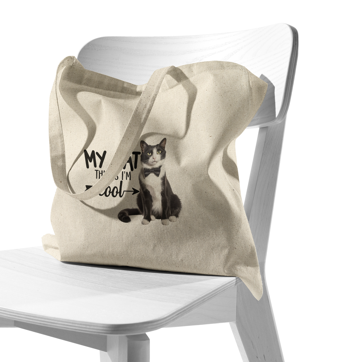 My Cat Thinks I’m Cool – Tote Bag