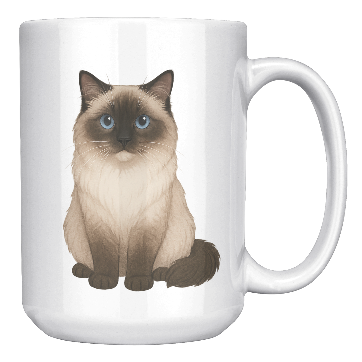 Ragdoll Mom 15oz White Mug