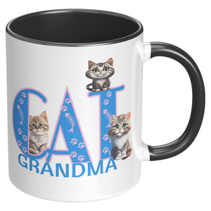 Cat Grandma Accent Mug