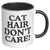 Cat Hair Don't Care Accent Mug