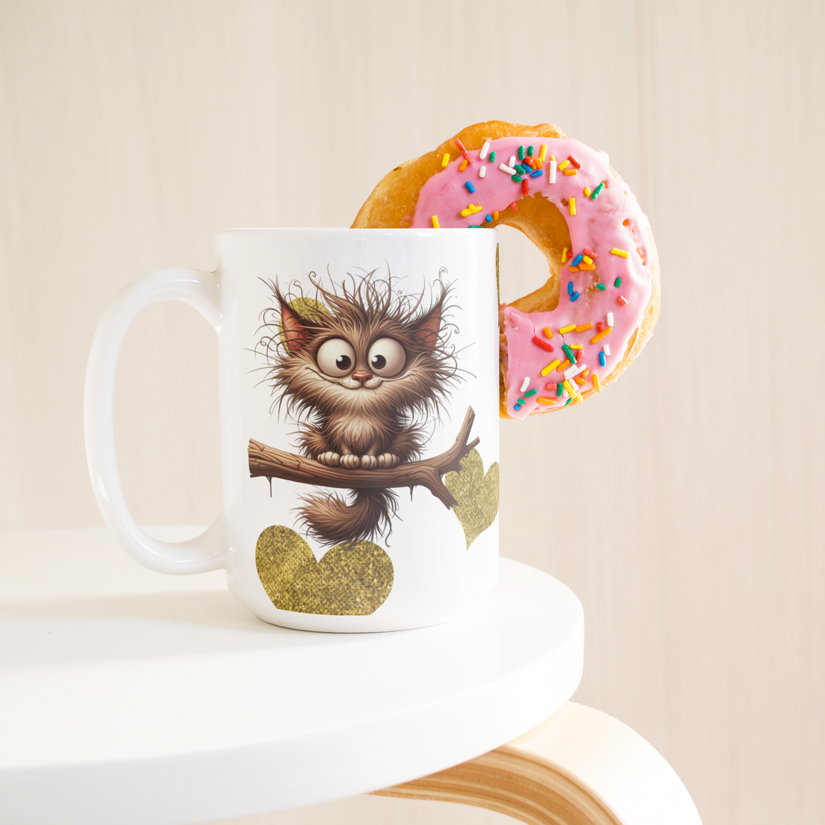 Crazy_Cats_15_Oz_White_Mug_15ozWhiteMugLifetsyleDonutLH_Mockup.png
