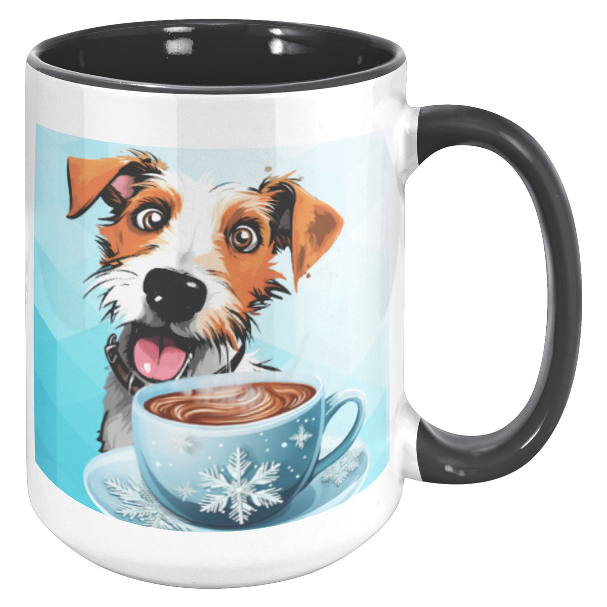 Funny Dog With Coffee Accent Mug