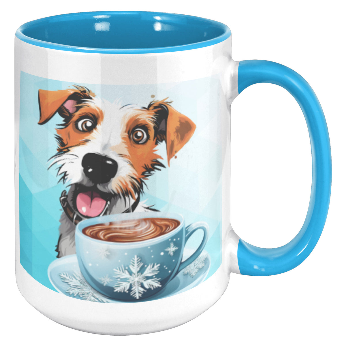 Funny Dog With Coffee Accent Mug