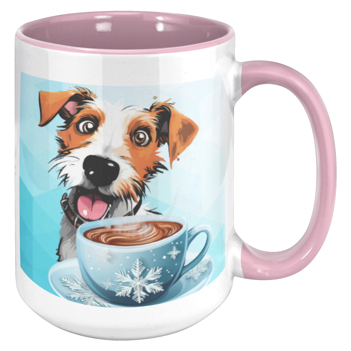 Funny Dog With Coffee Accent Mug