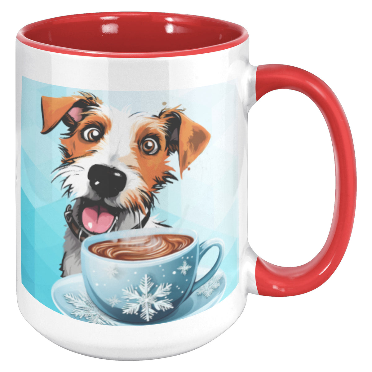 Funny Dog With Coffee Accent Mug