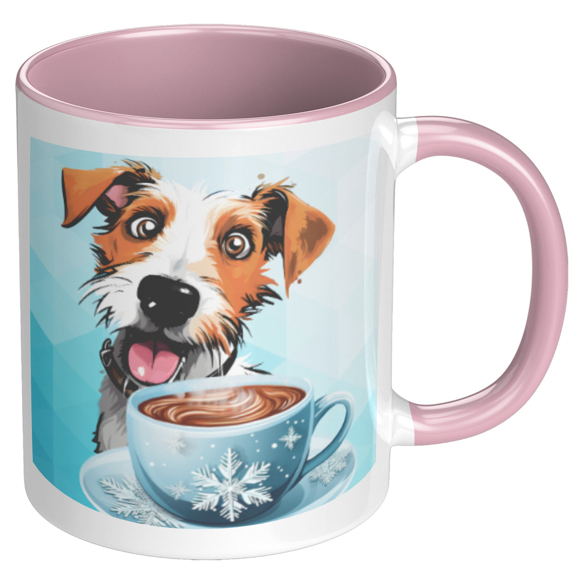 Funny Dog With Coffee Accent Mug