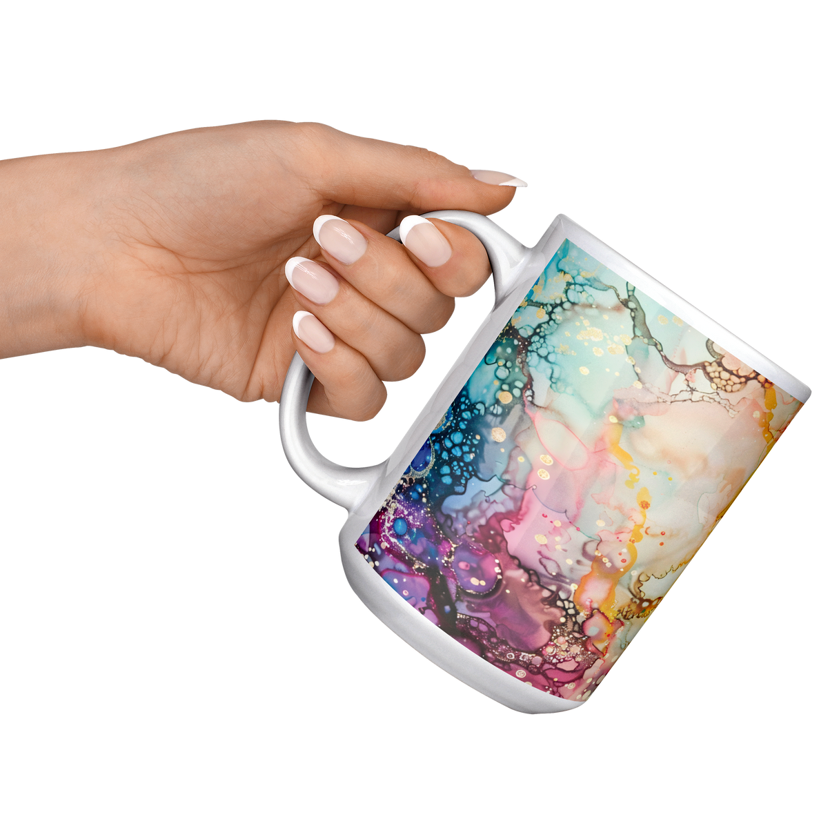 Girl_With_Her_Cat_Watercolor_15_Oz_White_15ozWhiteMugLifestyleLHRaisedAngle_Mockup.png